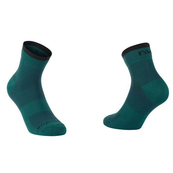 Zokni NORTHWAVE ORIGIN L (44-47) PETRÓLEUM ZÖLD kerékpáros