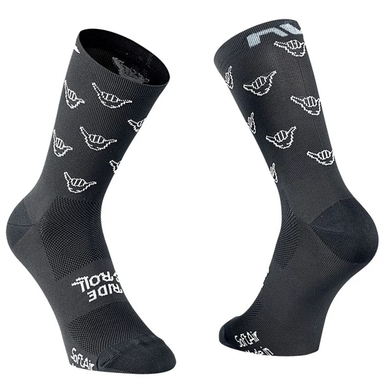 Zokni NORTHWAVE RIDE&ROLL M (40-43) fekete kerékpáros