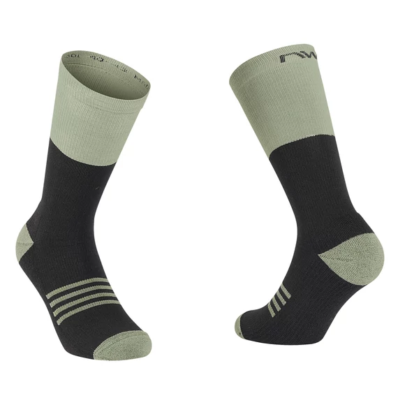 Zokni NORTHWAVE téli EXTREME PRO HIGH L (44-47) zöld MINTA kerékpáros