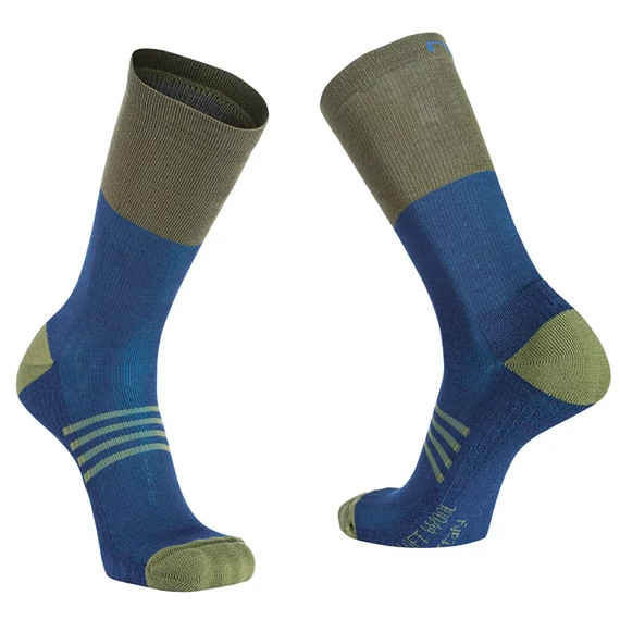 Zokni NORTHWAVE téli EXTREME PRO HIGH M (40-43) kék/zöld kerékpáros