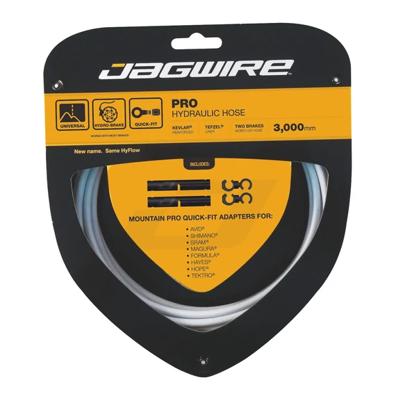 Jagwire HyFlow hidraulikus fékcső [fehér, 3000 mm] kerékpáros