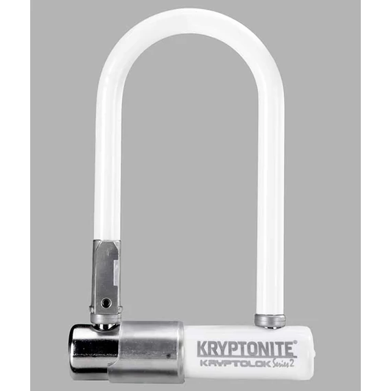 Kryptonite Kryptolok-2 Mini-7 kulcsos U-lakat [fehér] kerékpáros