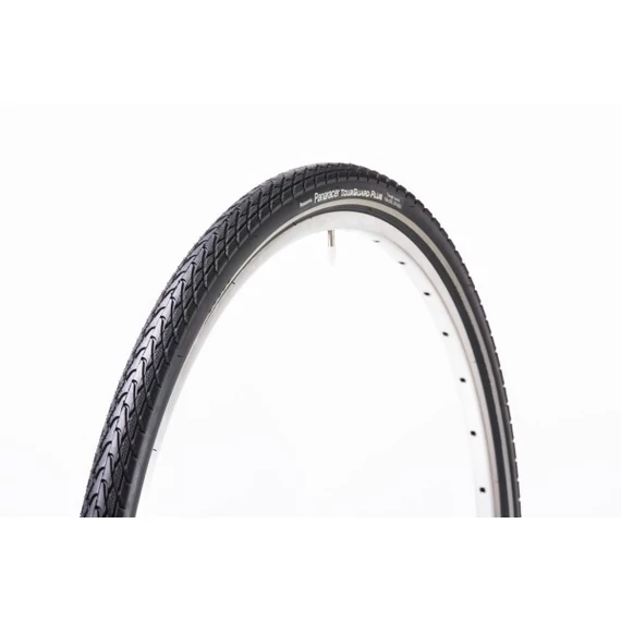 Panaracer Tourguard Plus reflexcsíkos drótperemes 622/700c gumiköpeny [32, fekete] kerékpáros