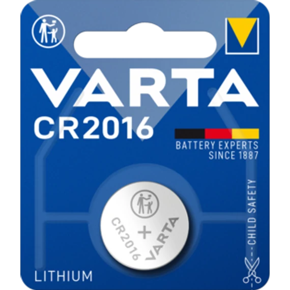 Varta CR2016 Lithium gombelem kerékpáros