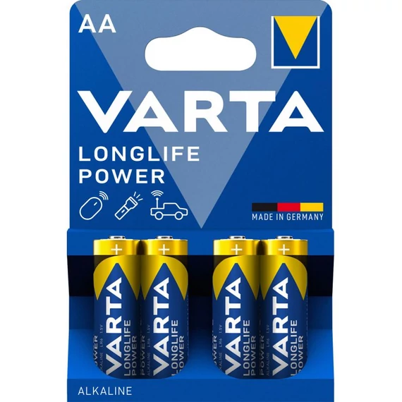 Varta Longlife Power AA ceruzaelem kerékpáros
