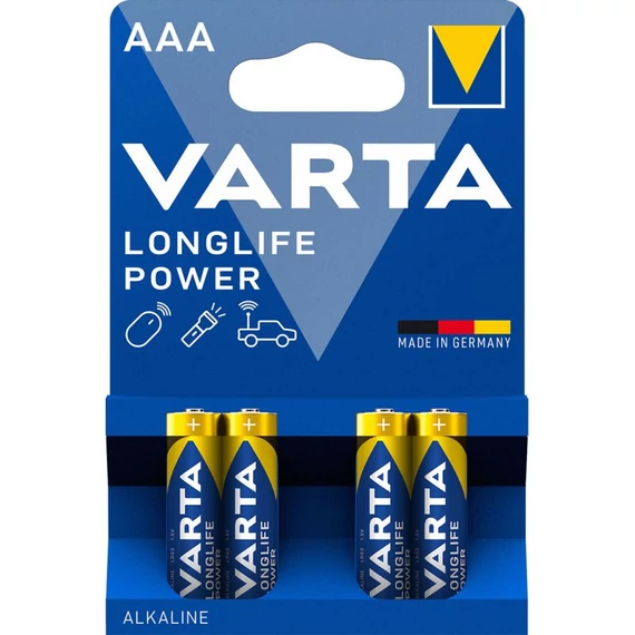 Varta Longlife Power AAA mini ceruzaelem kerékpáros