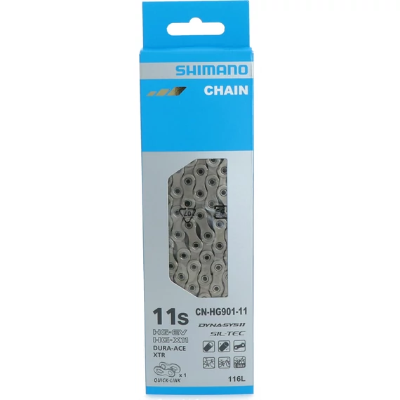 Shimano lánc cnhg90111 11-es 116-szemes hg-x kerékpáros