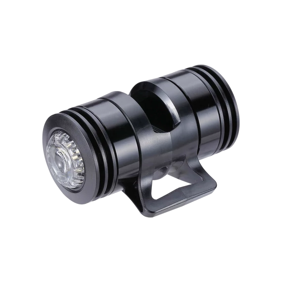 BBB Cycling kerékpáros lámpa szett BLS-127 SpyCombo USB, 40 és 15 lumen (első és hátsó), 3mód, mini USB tölthető 220 mAh akku, gumis felfogatással