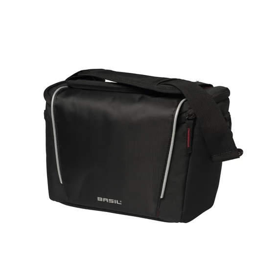 Basil kormánytáska Sport Design Handlebar Bag, KF kompatibilis, kormányadapter nélkül (TBA 70177), fekete kerékpáros