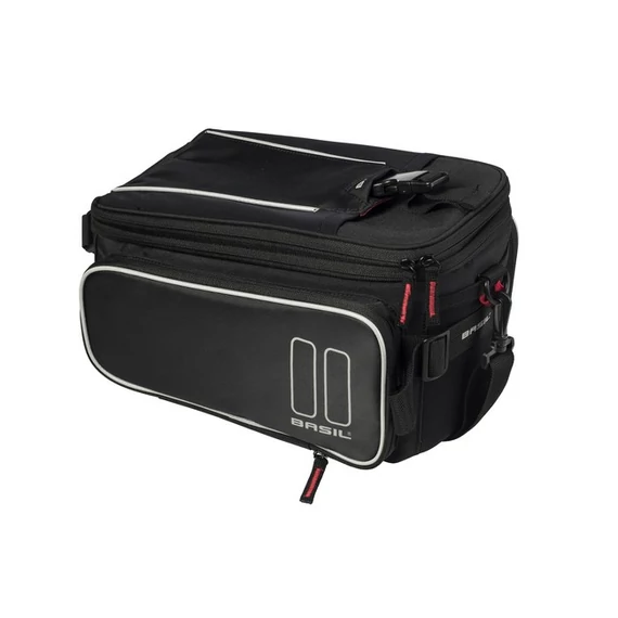 Basil csomagtartó táska Sport Design Trunkbag, Universal Bridge System, fekete kerékpáros