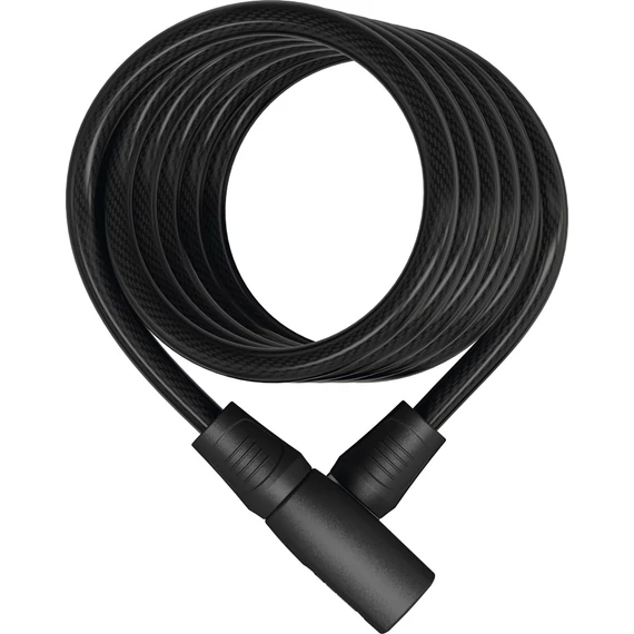 ABUS spirál lakat Star 4508K/150, fekete kerékpáros