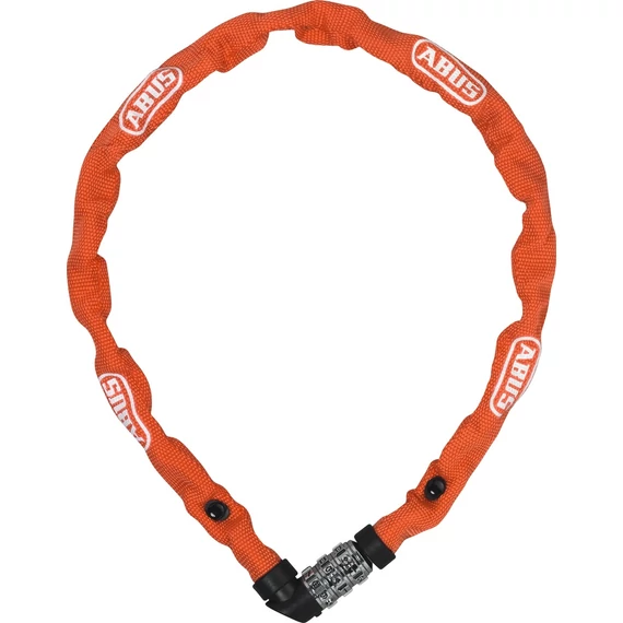 ABUS láncos lakat számzárral Web 1200/110, color (piros, narancs, lime vegyesen) kerékpáros