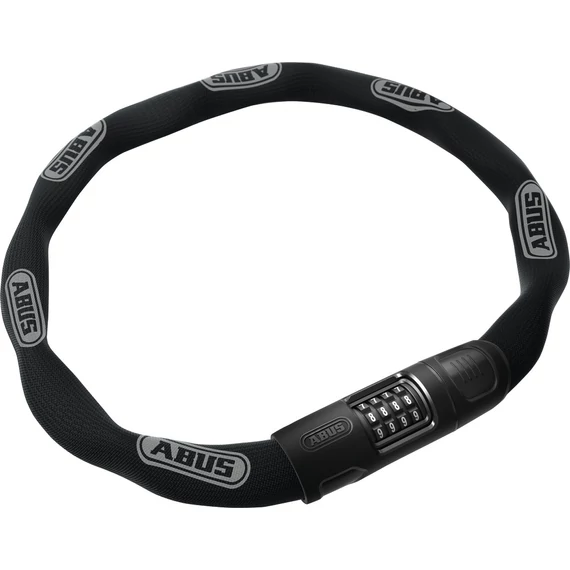 ABUS láncos lakat számzárral 8808C/85, fekete kerékpáros