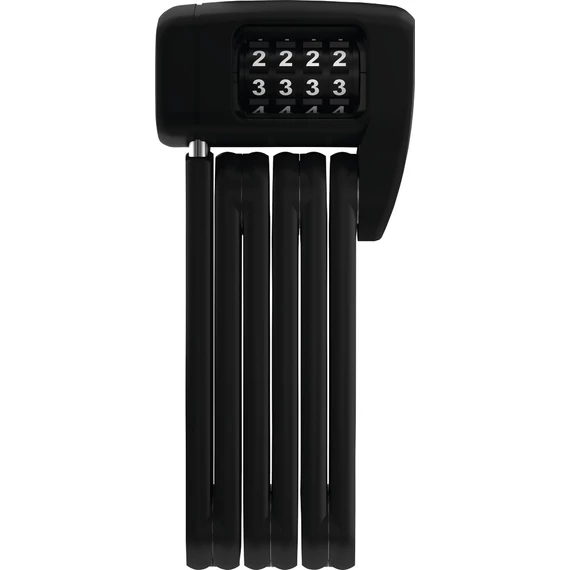 ABUS hajtogatható lakat számzárral BORDO Lite Mini 6055C/60, SH tartóval, fekete kerékpáros