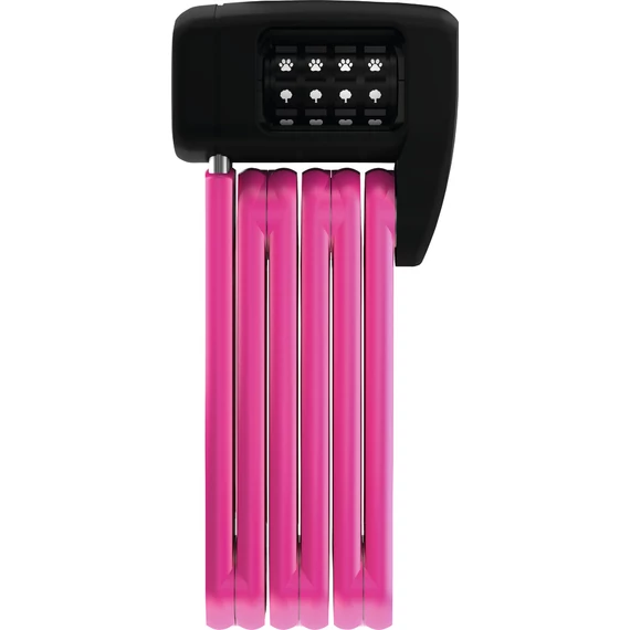 ABUS hajtogatható lakat jelkóddal BORDO Lite Mini 6055C/60, pink kerékpáros