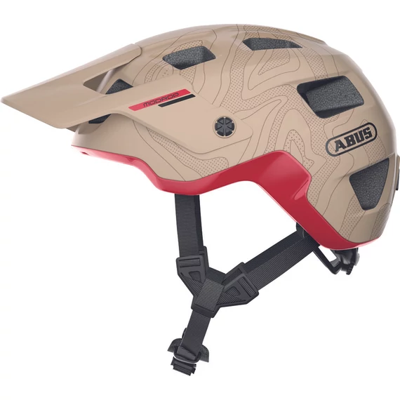 ABUS kerékpáros sport sisak MoDrop, In-Mold, dusky camel, M (54-58 cm)