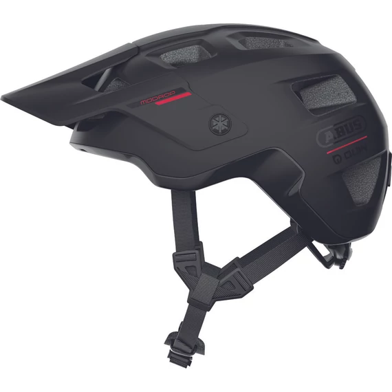 ABUS kerékpáros sport sisak MoDrop QUIN, In-Mold, velvet black, L (57-61 cm)