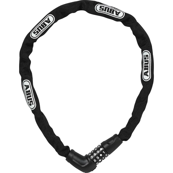 ABUS láncos lakat számzárral Steel-O-Chain 5805C/75, fekete kerékpáros