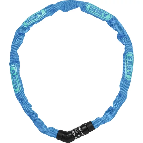 ABUS láncos lakat számzárral Steel-O-Chain 4804C/75, kék kerékpáros