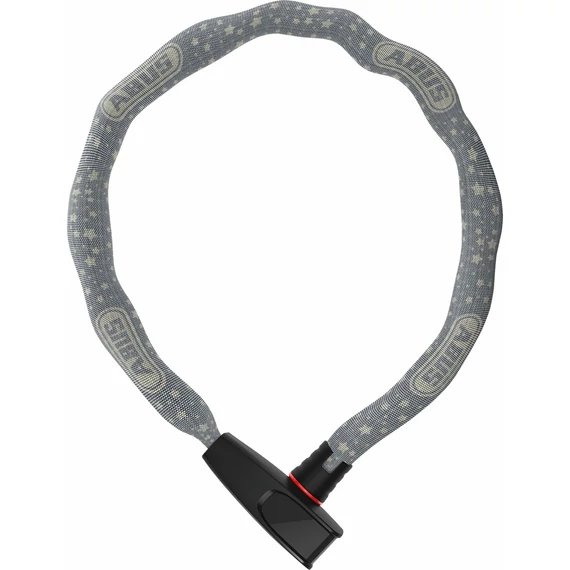 ABUS láncos lakat Catena Color 6806K/85, grey star (87773 cikkszámú - 6806/75 helyettesítő) kerékpáros