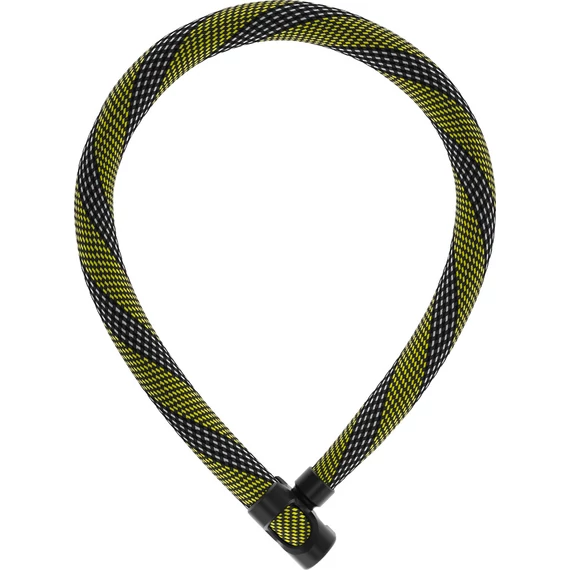 ABUS láncos lakat IvyTex Chain Color 7210/85, racing yellow kerékpáros