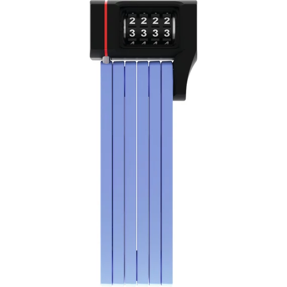 ABUS hajtogatható lakat számzárral uGrip BORDO 5700C/80, SH tartóval, kék kerékpáros