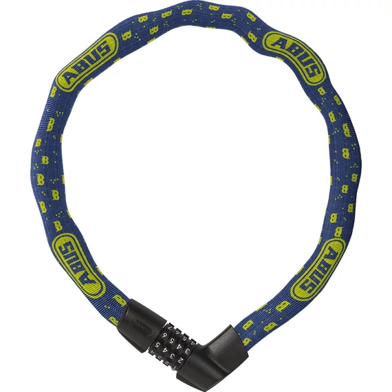 ABUS láncos lakat számzárral Tresor 1385/75, blue mask (6mm) kerékpáros