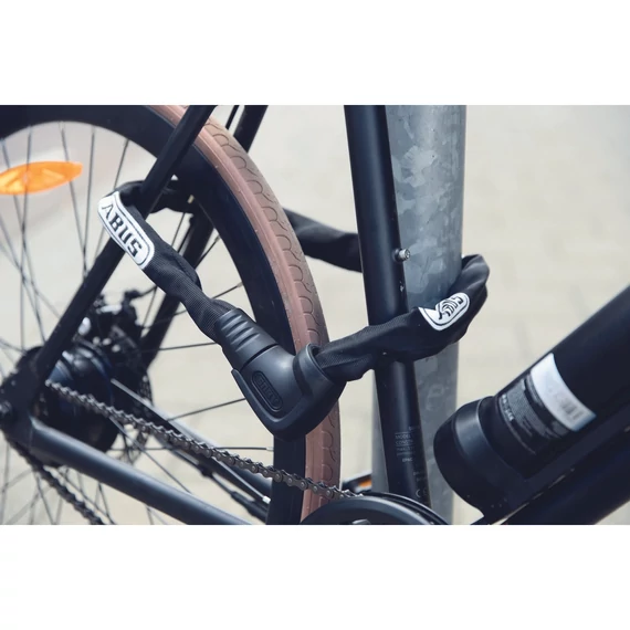 ABUS láncos lakat Steel-O-Chain 9808K/140, XPlus zárszerkezettel, fekete kerékpáros