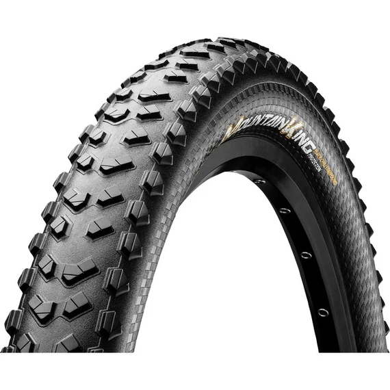 Continental MTB kerékpáros külső gumi 70-584 Mountain King ProTection 27,5x2,8, tubeless ready, fekete/fekete, Skin hajtogathatós