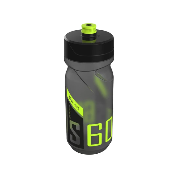 Polisport kulacs 800 ml S800 csavaros kupakkal, füst/fekete/limezöld kerékpáros