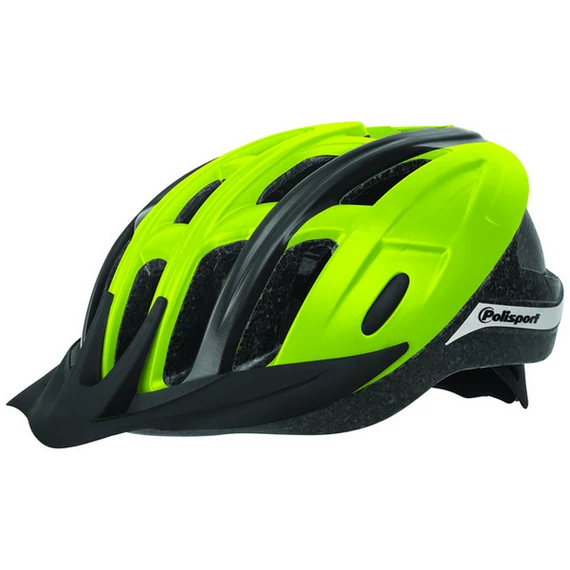 Polisport kerékpáros sport sisak Ride In, In-Mold, neon sárga/fekete, M (54-58 cm)