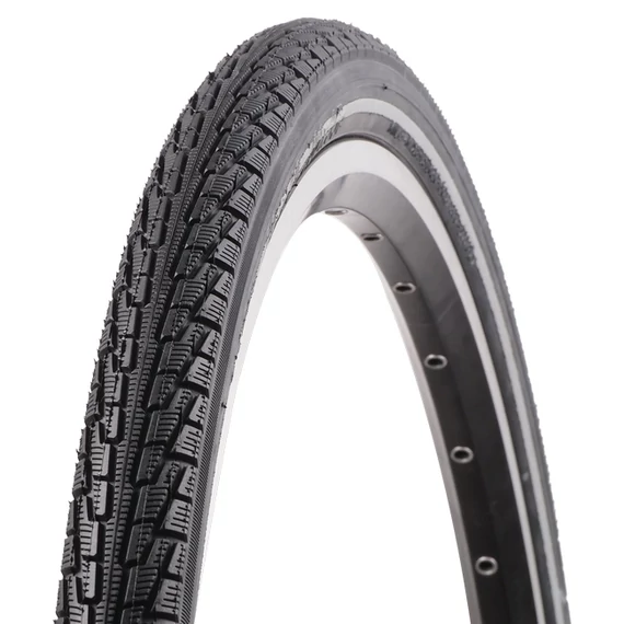 Vee Tire kerékpáros külső gumi 47-559 26x1,75 VRB349 City Cruz, Energetic Compound, B-proof Plus, 3mm defektvédelemmel, reflektoros, fekete (B34904)