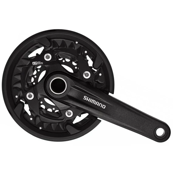 Shimano hajtómű deore 175mm-40x30x22f integrált fekete hg-x 10-es lv kerékpáros