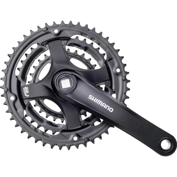 Shimano hajtómű ty 170mm-48x38x28f négyszögtengelyes fekete hg 6/7/8-as kerékpáros