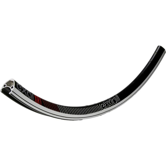 Exal felni 28" 36l xr1 65mm szelep szegecs nélkül fekete 485g kerékpáros