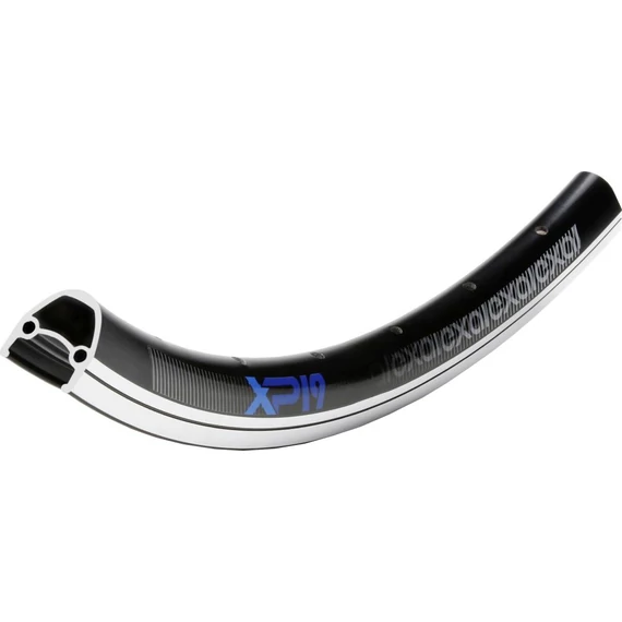 Exal felni 29"/622 36l xp19 65mm szelep szegecs nélkül fekete 620g kerékpáros