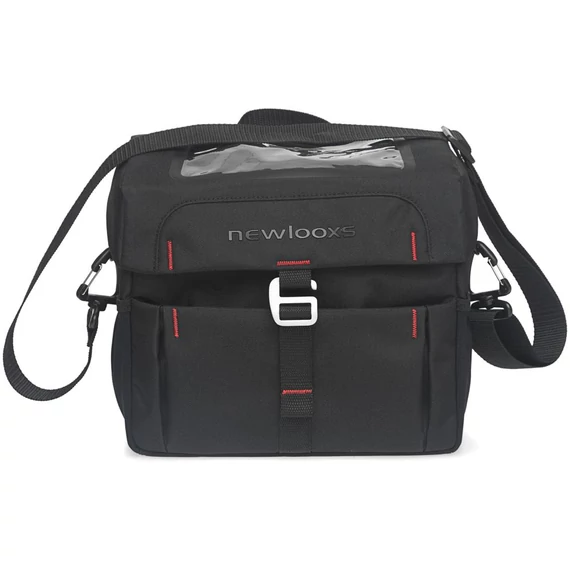 NewLooxs kormánytáska vigo vigo fekete 85l 26x22x15cm kerékpáros