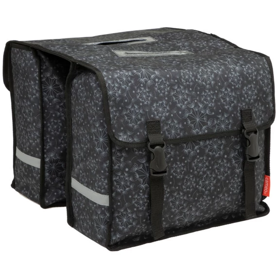 NewLooxs kerékpáros táska cameo tara fekete 30l 39 x 33 x 18 cm (x2)