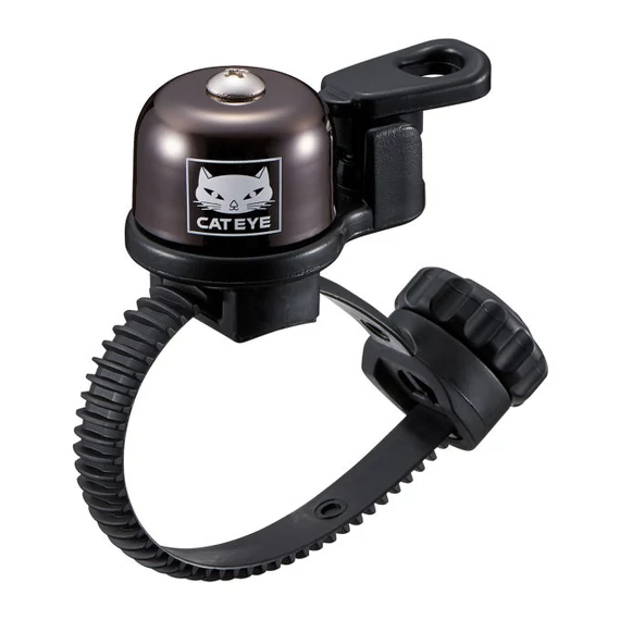 Cateye csengő flex-tight bell oh-2400 pici külső mech fekete kerékpáros