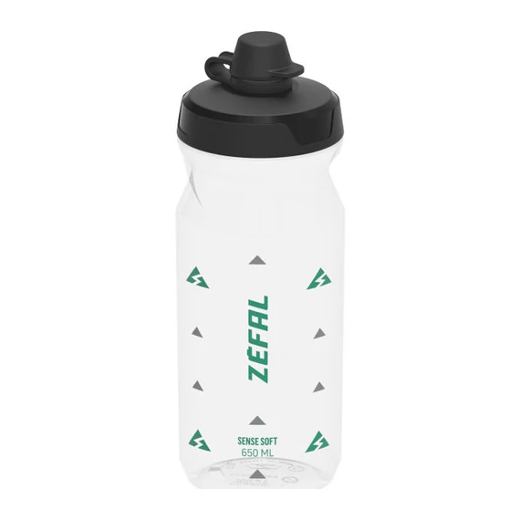 Zefal kulacs sense no-mud 65 - 650ml menetes áttetsző kupakkal kerékpáros