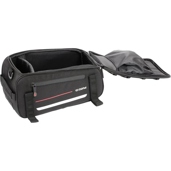 Zefal táska z traveler 40 csomagtartóra 9l +fekete esővédő hordozható 450g kerékpáros