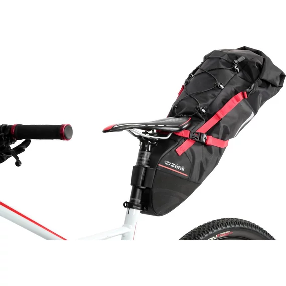 Zefal nyeregtáska z-adventure r17 gravel túratáska 8-17l 5kg-ig fekete 620g kerékpáros