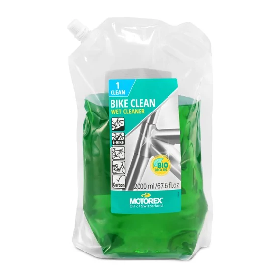 Motorex kerékpártisztító 4db  bike clean zacskós 2l  kerékpáros