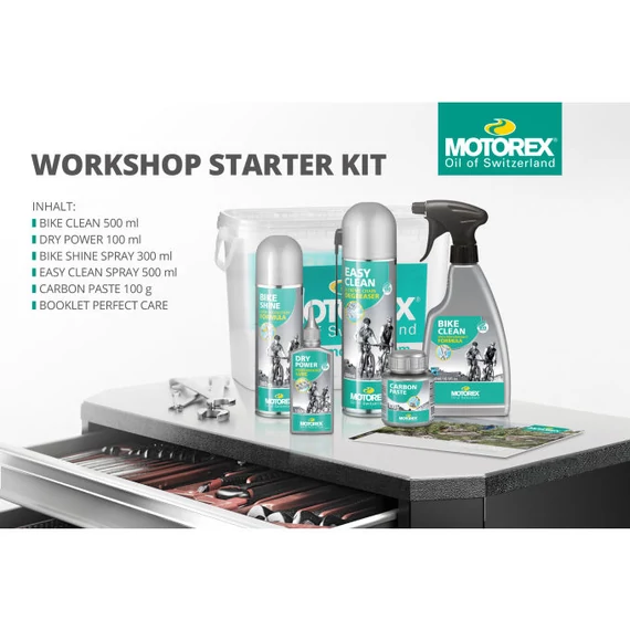 Motorex kezdőcsomag workshop starter kit 2021 1db  kerékpáros