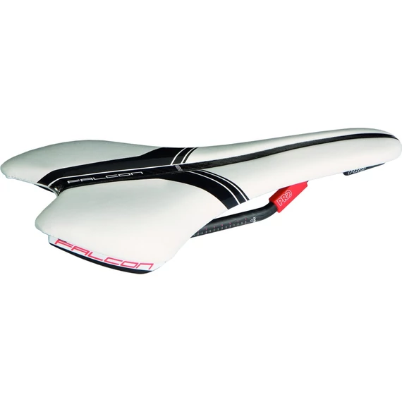 PRO nyereg falcon carbon-sin fehér-fekete eva-mf 132mm kerékpáros