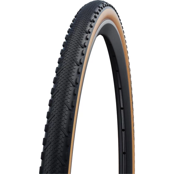 Schwalbe külső 622-33(28x130) x-one speed perf tle hajtogatható hs483 rg adx bézs oldalfal 380g kerékpáros