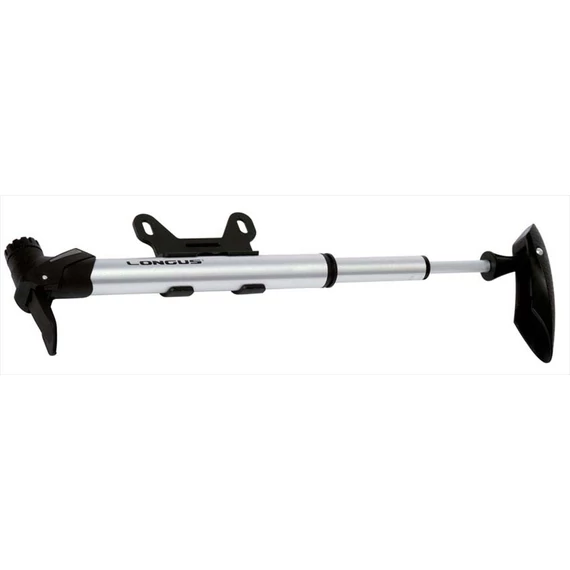 Longus pumpa telescop alu t-markolattal 120psi fekete/ezüst  kerékpáros