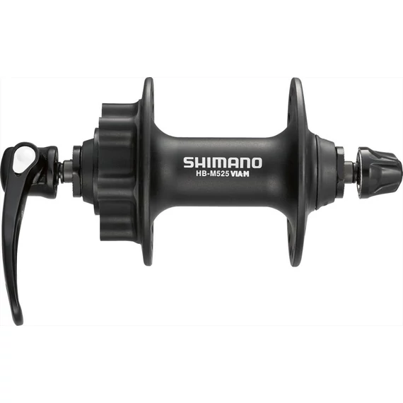 Shimano első agy deore 32l fekete tárcsafék 6-csavaros qr 100mm  kerékpáros