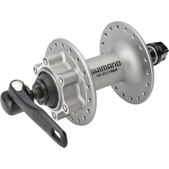 Shimano első agy deore 36l ezüst tárcsafék 6-csavaros qr 100mm  kerékpáros