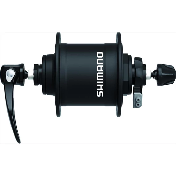 Shimano első agy dinamós alivio 36l qr fekete abroncsfék 1.5w kerékpáros